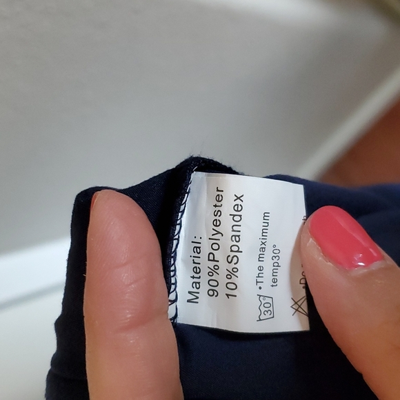 Very Comfy Navy Blue Dress - Picture 4 of 6